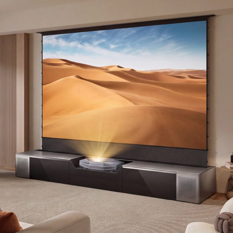 AWOL Vision New Gen Vanish TV Cabinet - Black Finish Home Theater Setup